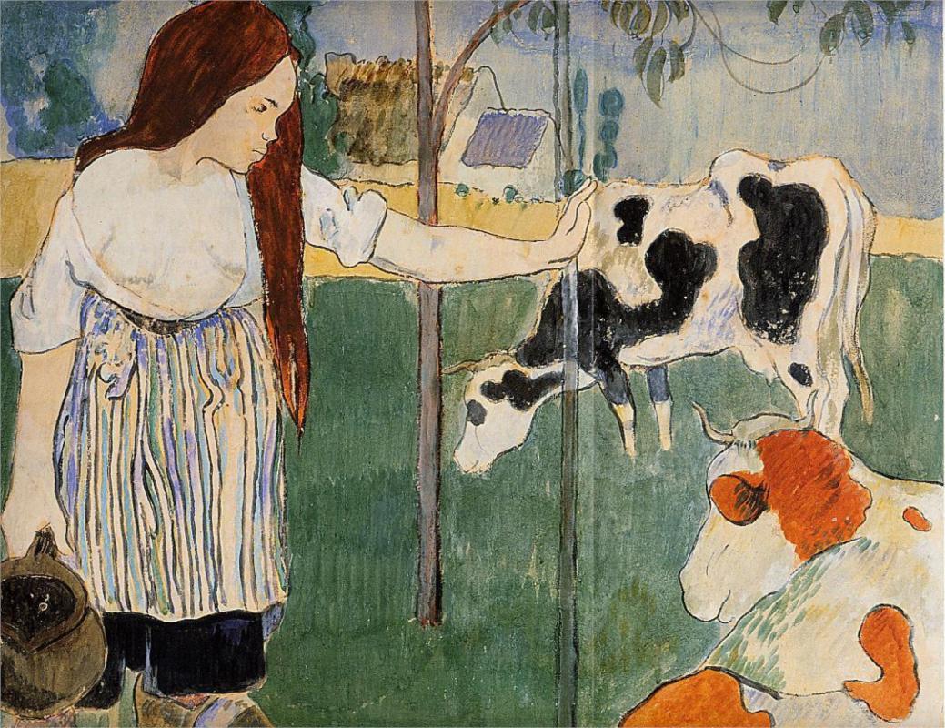 The milkmaid 1889